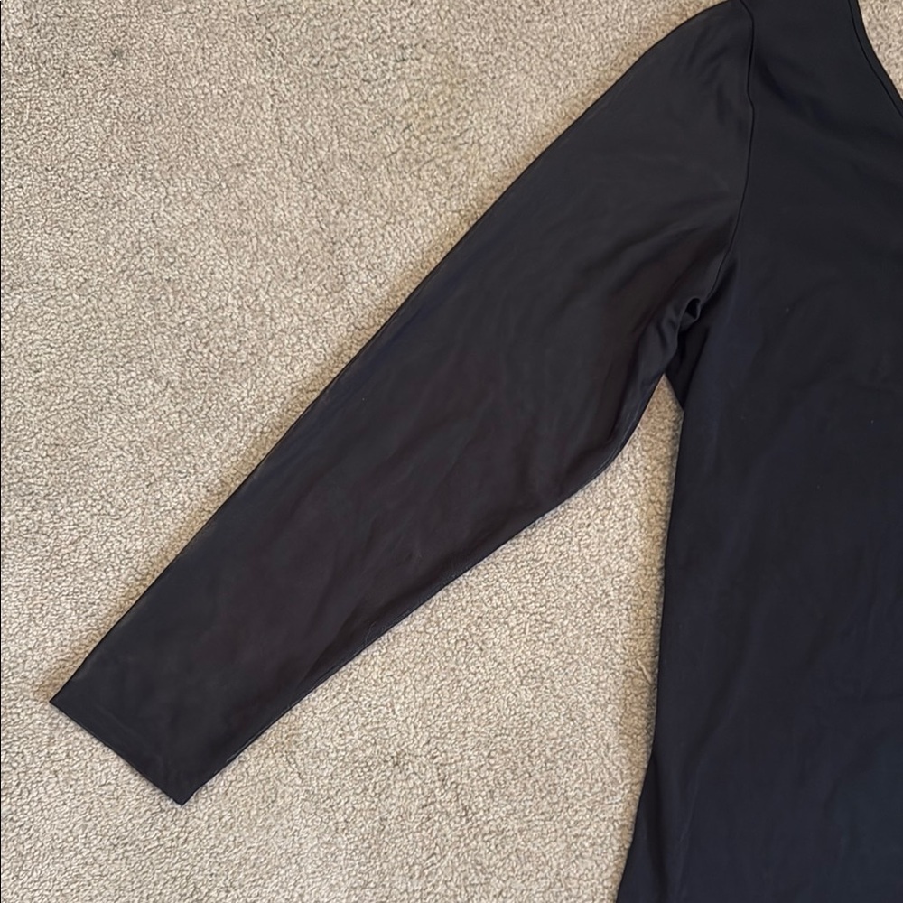 Torrid Black Asymmetrical Long Sleeve Top - Picture 3 of 5